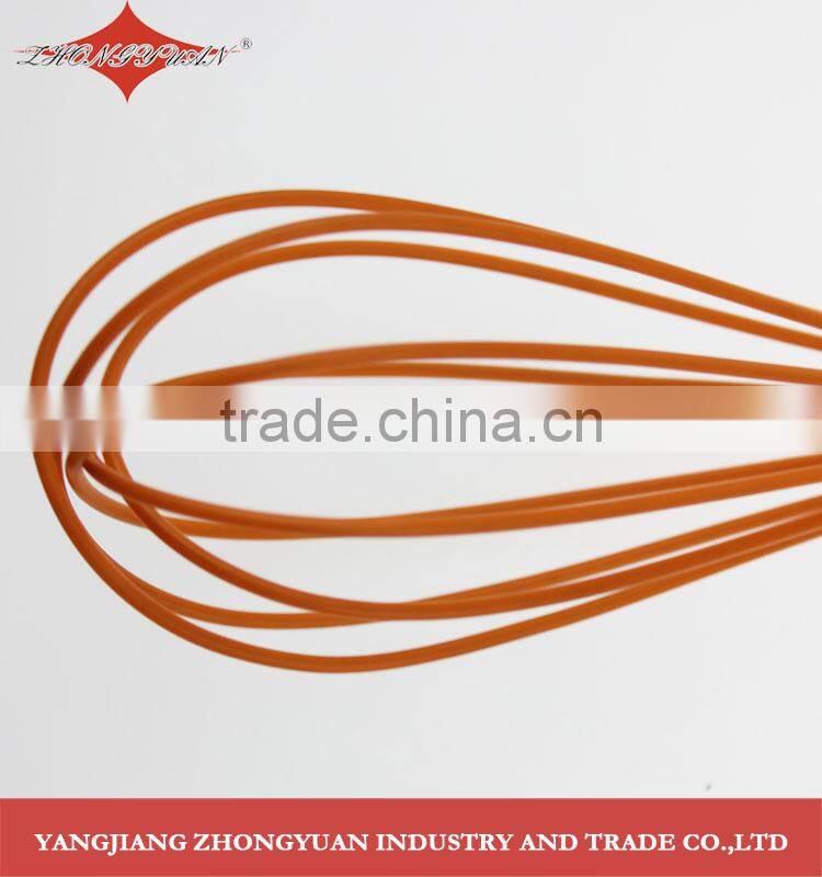 Hot selling new design food grade silicone coated head egg whisk