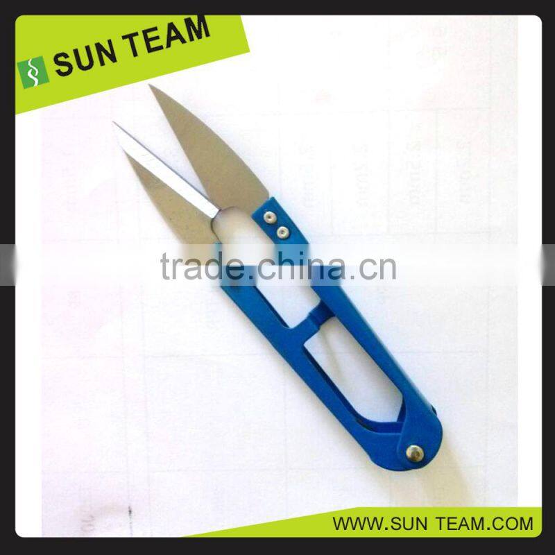 ST016 4-1/4" FDA durable plastic handle fishing line scissor