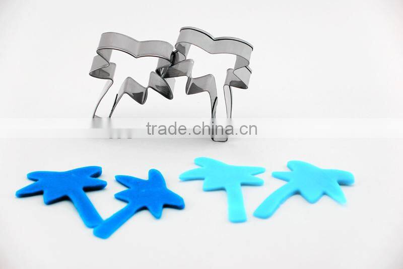 Kasun novelty coconut tree metal cookie cutter set plant range