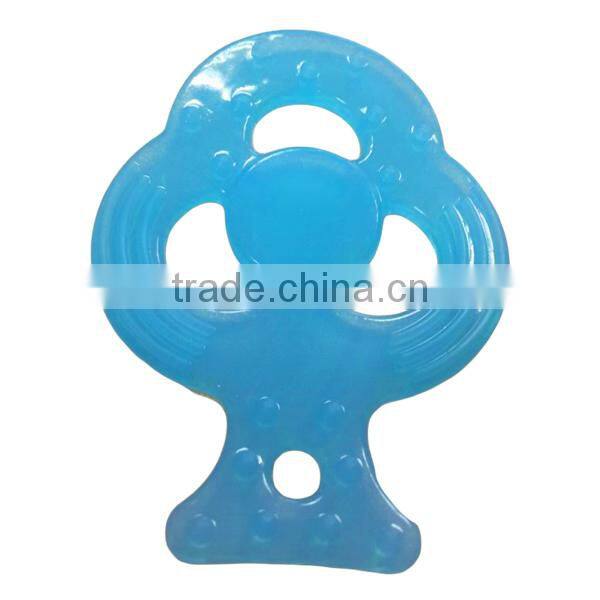 Various funny shape transparent silicone baby teether