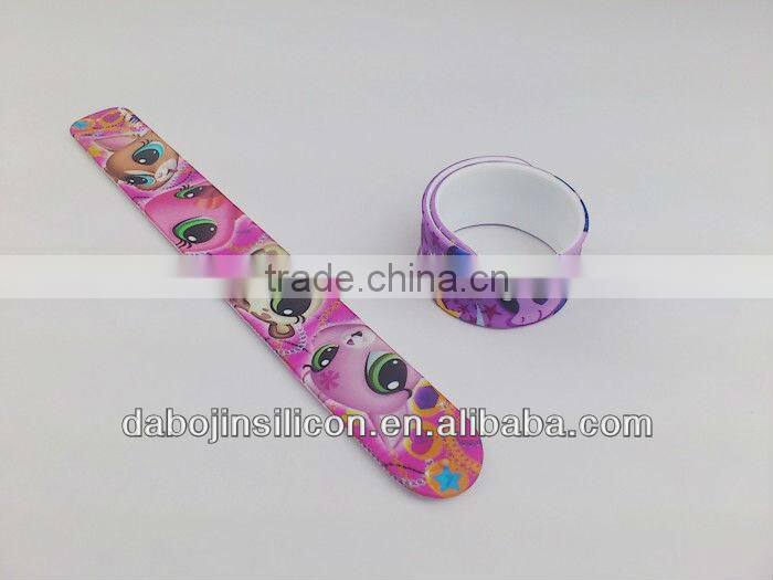 kid's slap bracelet colorful slap bands for kids children