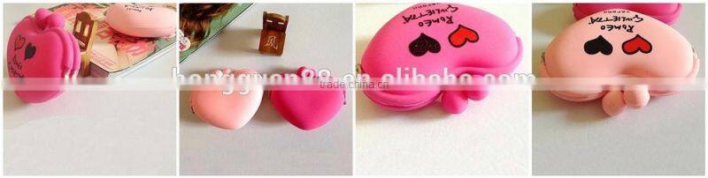 Cartoon Shaped bulk wholesale Silicone Zero Coin Purse & Silicone Wallet