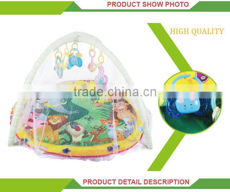 Hot selling cartoon set exercise equipment baby play mat gym