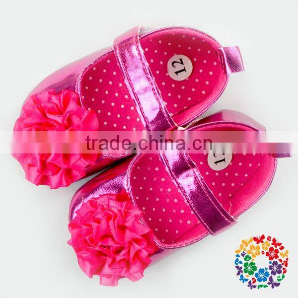 Fashion Girl Child Shoe/Infant Hot Pink Sequins Girl Shoes/Cute Girls Shoes