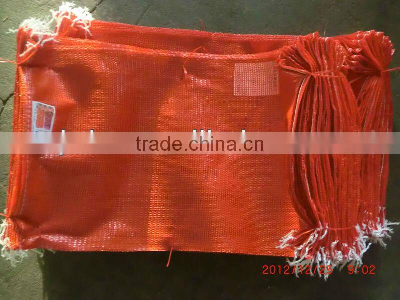 PP vegetables net bags , plastic tubular mesh bags