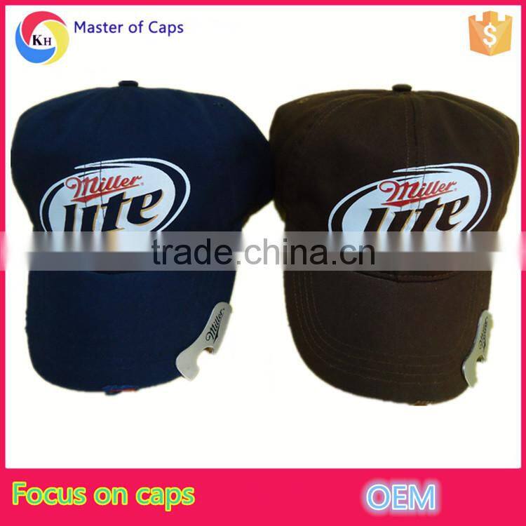Promotion High-quality Custom bottle opener cap beer bottle hat