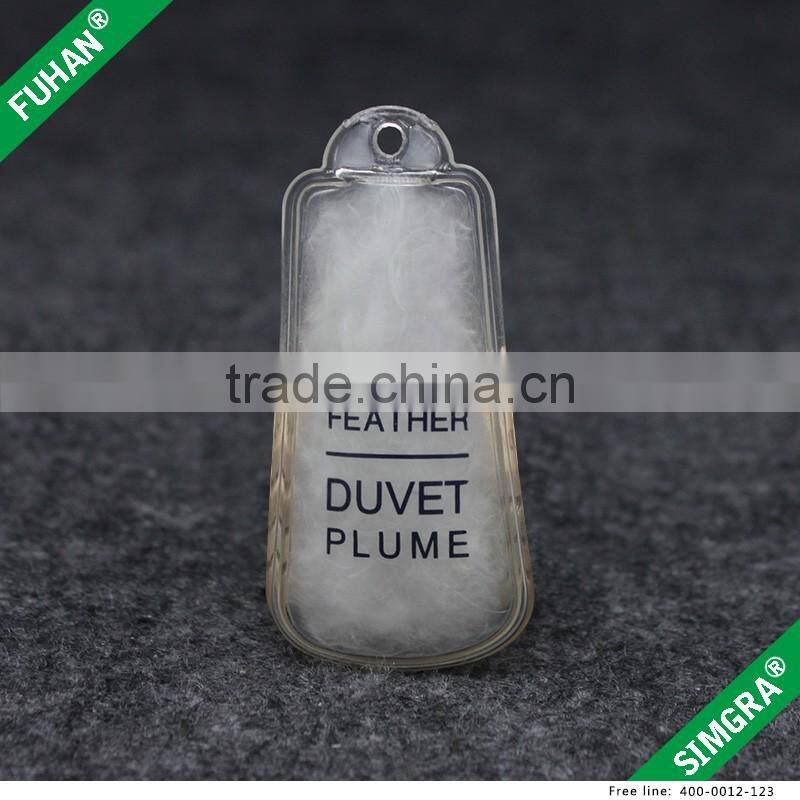 Custom Logo Winter Coat Filled Down Feather Tag