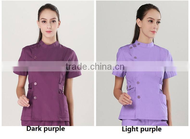 Nurse short sleeve wear dental and oral doctor apparel summer medical uniform scrubs suits