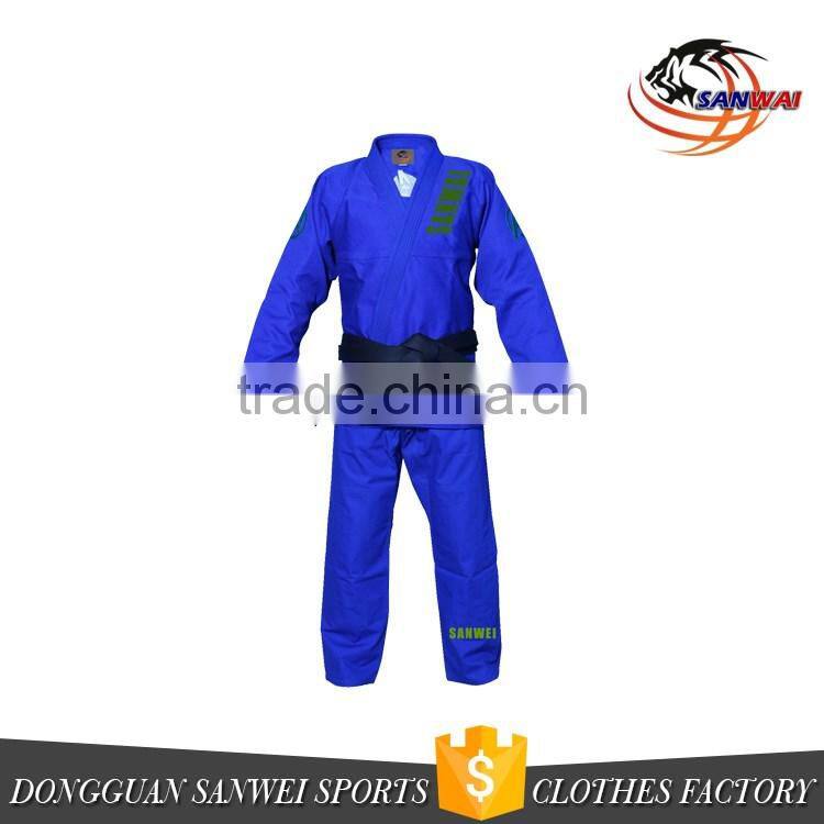 2017 new style wholesale custom jiu jitsu gi with 100%cotton fabric bjj gi