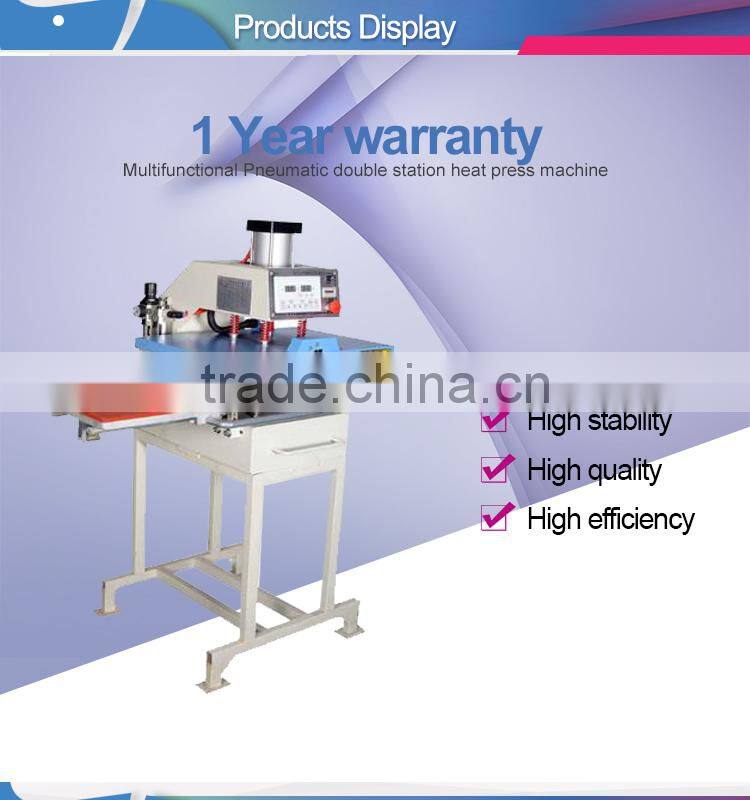 Guangzhou fctory supply cheap dual heat press machine for sale