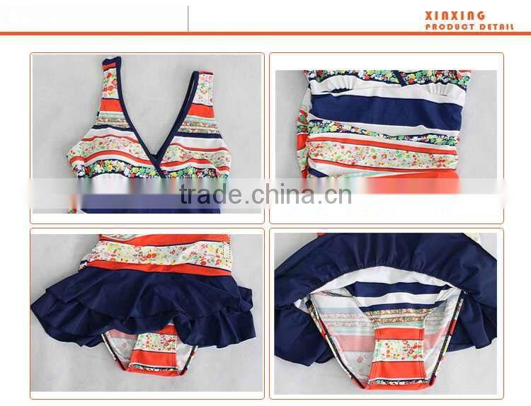 Women custom design one piece digital print summer beachwear swimwear