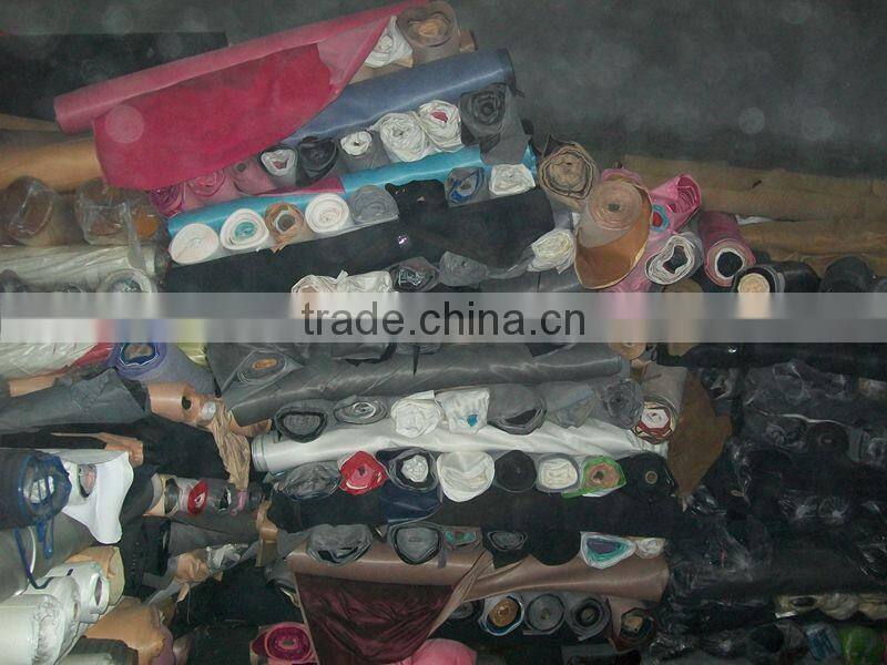 PU synthtic leather for bags and sofa, furniture,bags and shoe ling usage pu artificial leather stocklot