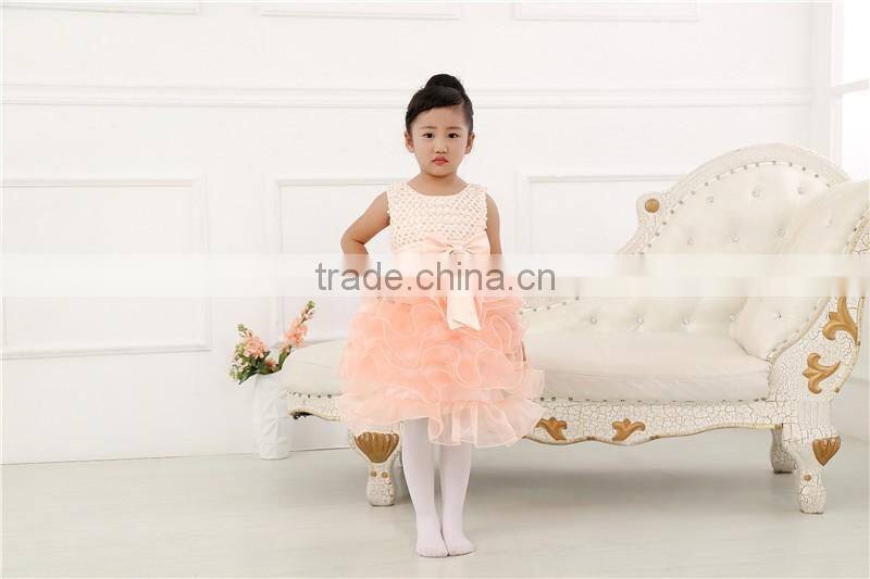 2017 hot sale kid floral dress Baby Girls Summer Dress
