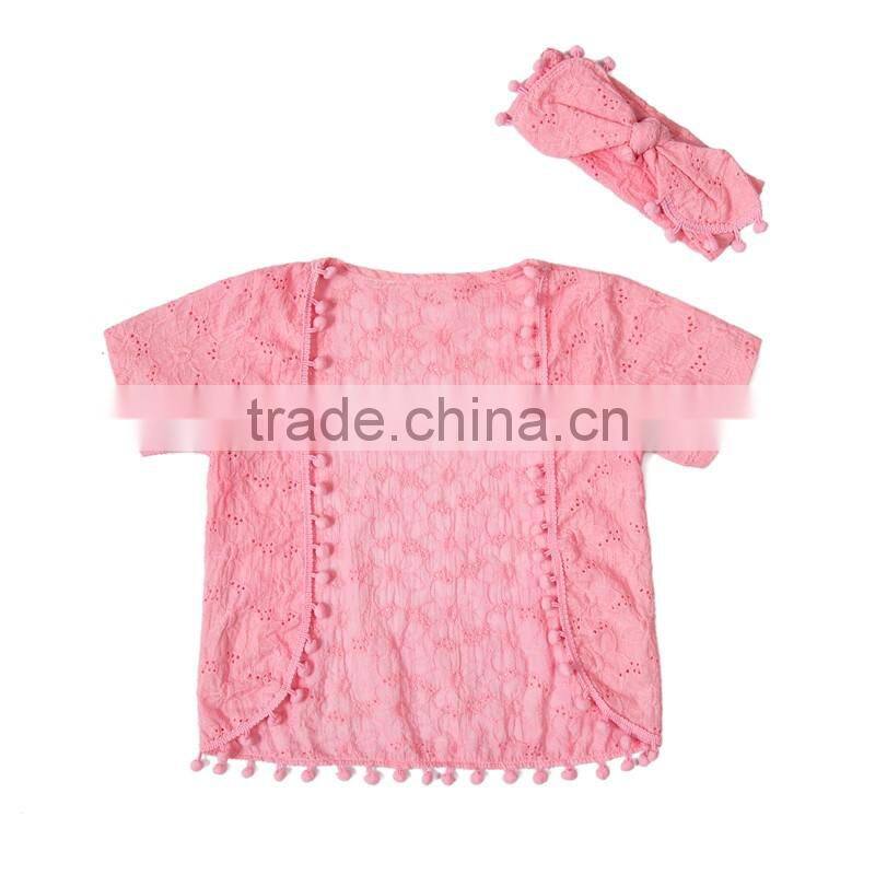 Wholesale crocet lace vest flower pattern for baby