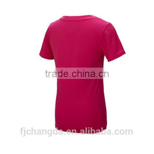Breathable women blank sports shirts running&jogging wear from sportswear manufacturer