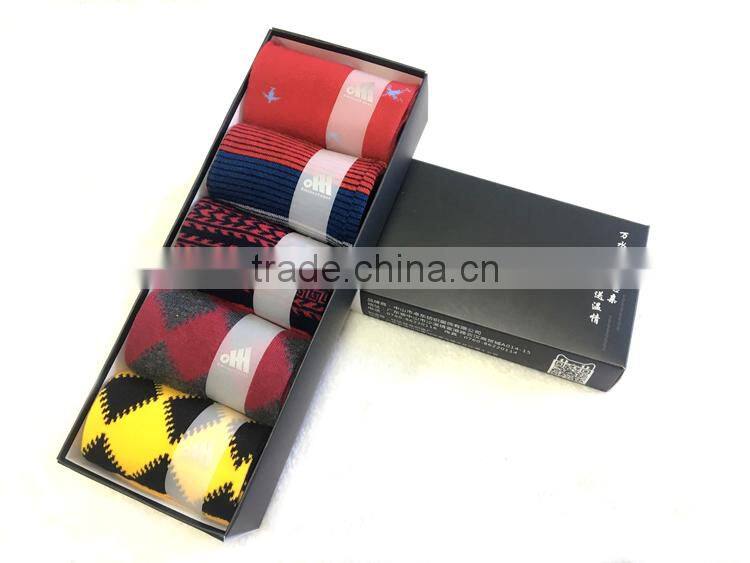 Classic Pattern Business Socks for Men