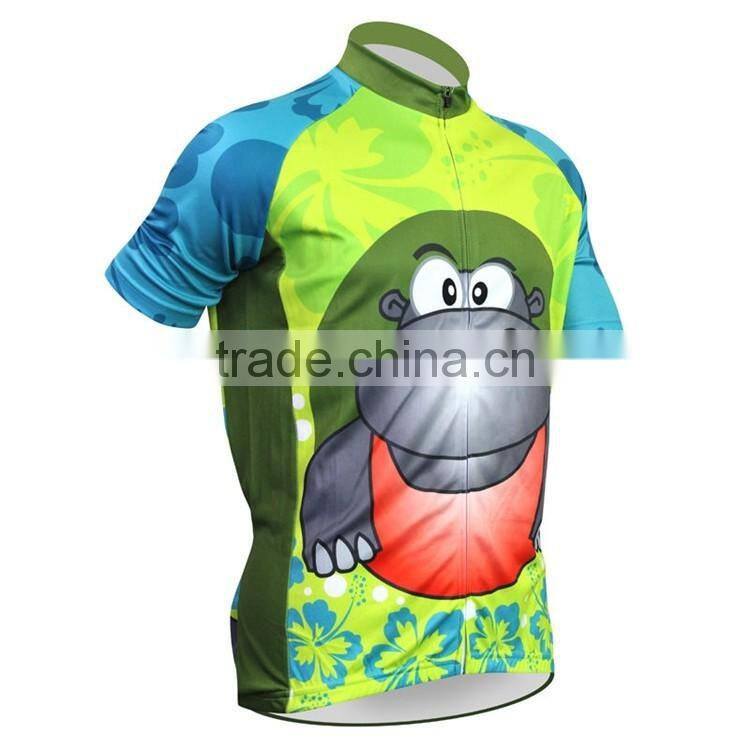 Kroad china sublimation print manufacturer fluorescent green/yellow cycling pro team jerseys