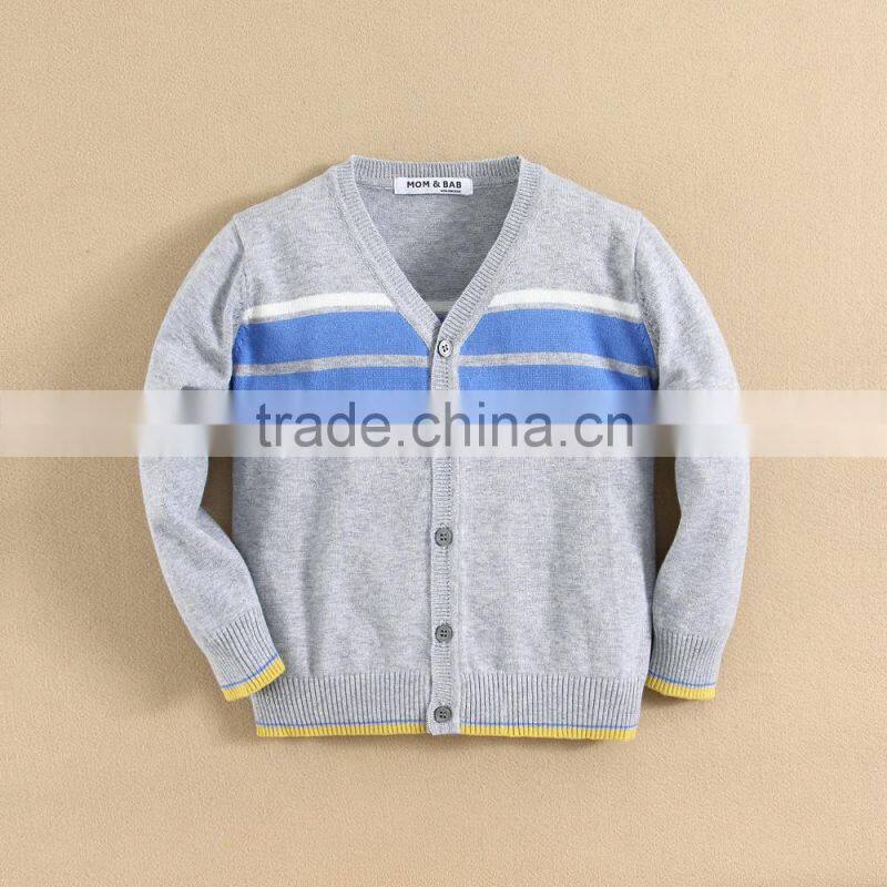 2015 baby clothes cotton baby cardigan knitted boy