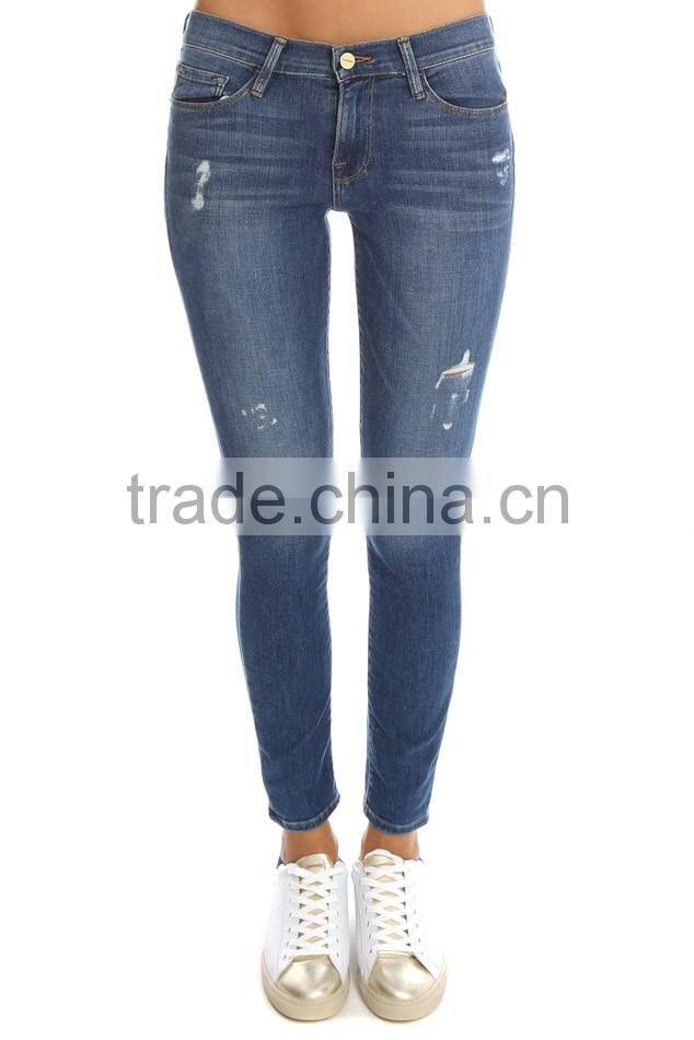 new arrival scratch jeans women ,skinny scratch jeans,blue scratch jeans supplier