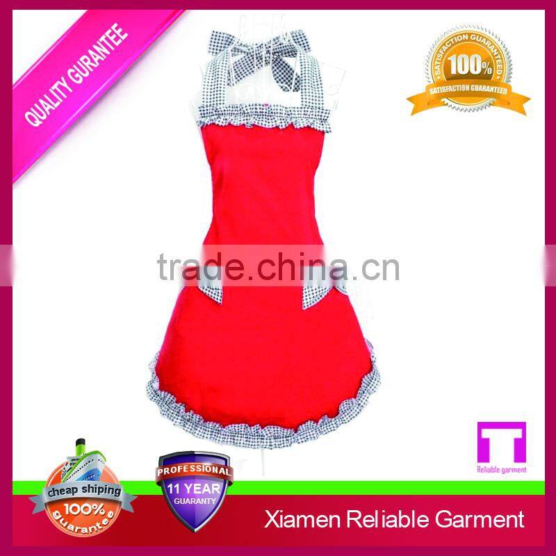 Cheap bulk wholesale half waist heavy waxed canvas apron