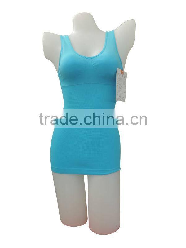 nice quality new style seamless woman underwear sexy lingerie ladies camisole w/removable cup pad