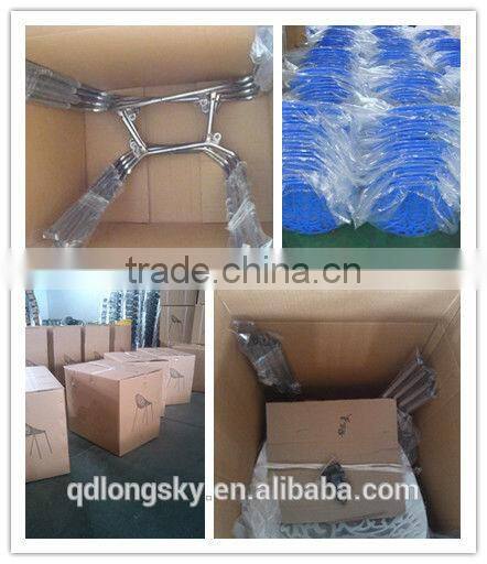 LS-4002 Canteen stackable polypropylene plastic forest replica vegetal chair