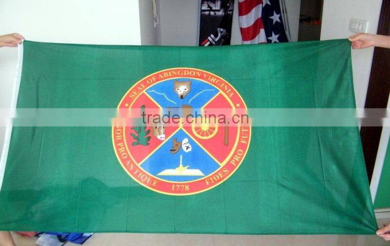 silk screen polyester flag