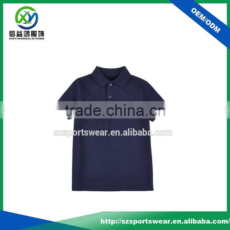 OEM Service Classical Design Cotton Polo Shirt for kids