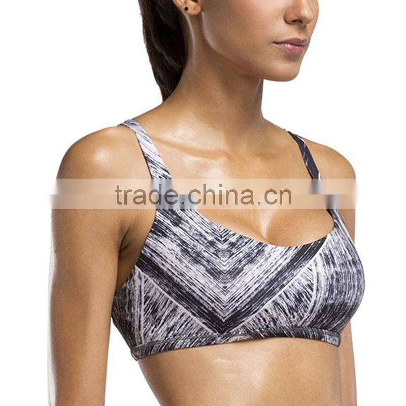 Cheap Hot Sale Print Madam Underwear Camo Yoga Sports Bra Custom