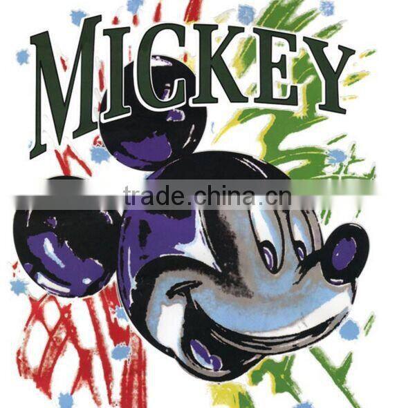 China factory used on kids cute clothes washable offset logo heat transfer printing