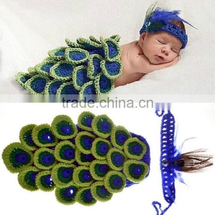Newborn Baby Infant Crochet Knit Beanie Animal Design Photography Props Hat Set Christmas Baby Caps set 2pcs/per set hot sale