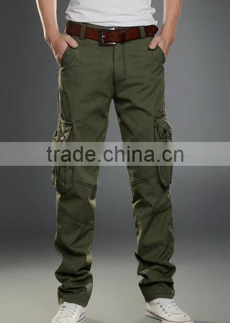 Casual style men military cargo pants