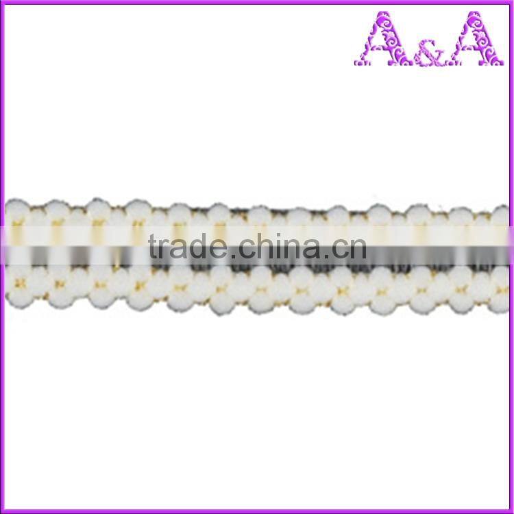 New Arrival Black HIGHTOP Garment use lace elastic webbing nylon knitted tapes soft bra shoulder