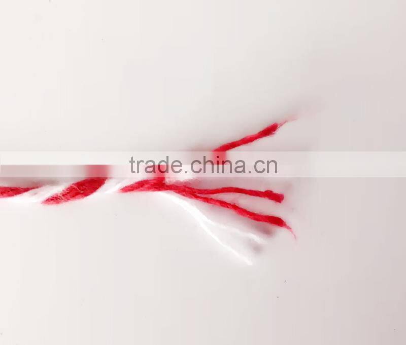 2ply double color100% Cotton Thread for DIY crafts