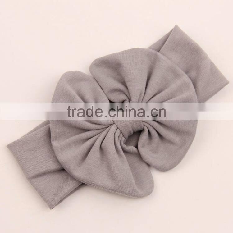 Boutique fancy baby messy bow head wrap , chic toddler girls hair headband M5062008