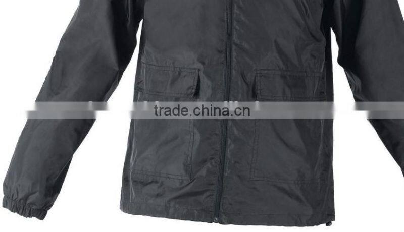 Windbreaker MEN Lightweight Waterproof Jacket with hood and bag