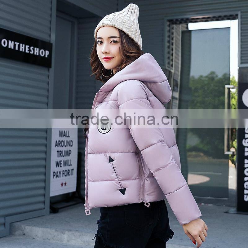 2017 Fashion Women's Clothing Quilted Hooded Jackets, Women Jackets 2016, Jacket Women Women Apparel