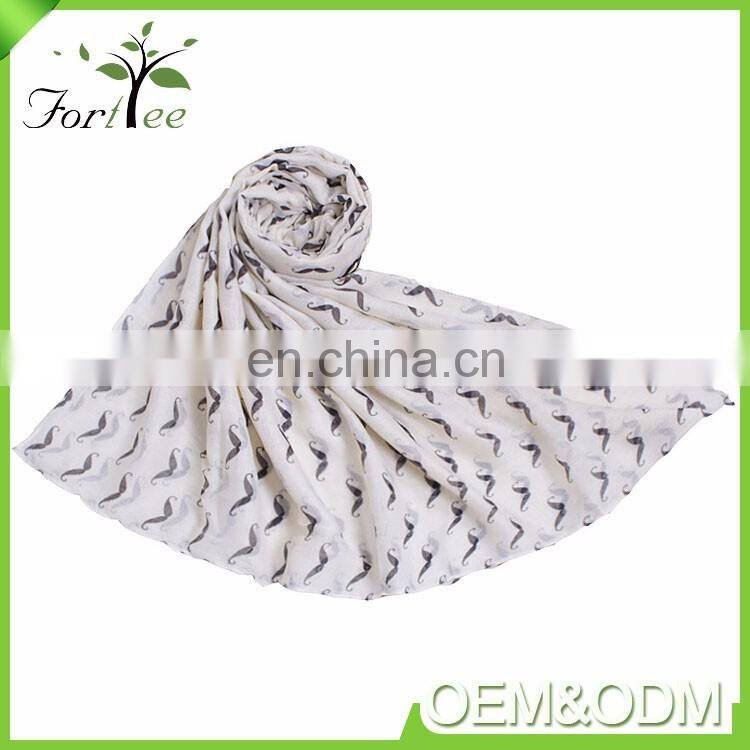 Chinese best selling oem latest scarf design elegant tulle ladies neck voile silk scarf