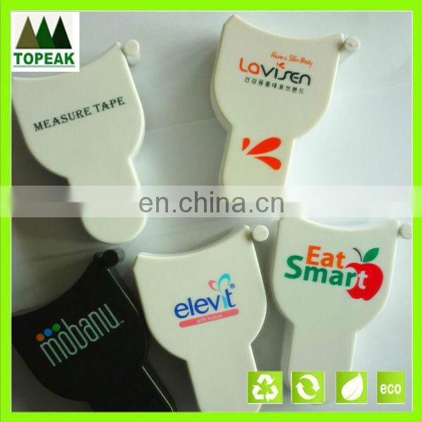 Logo printed cheap health waist BMI body tape measure for promotion body measure tape