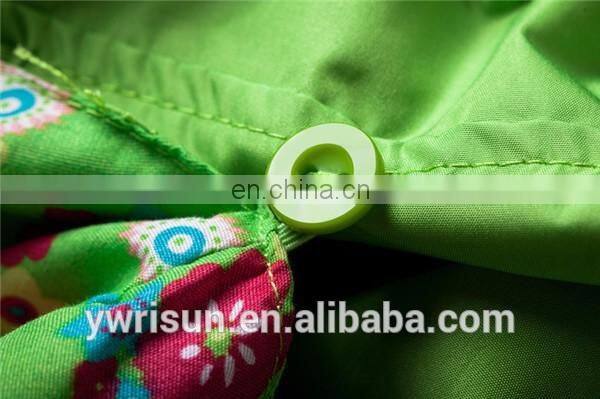 2017 Wholesale OEM Green Children Waterproof Rain Coat High Quality Kids Raincoat