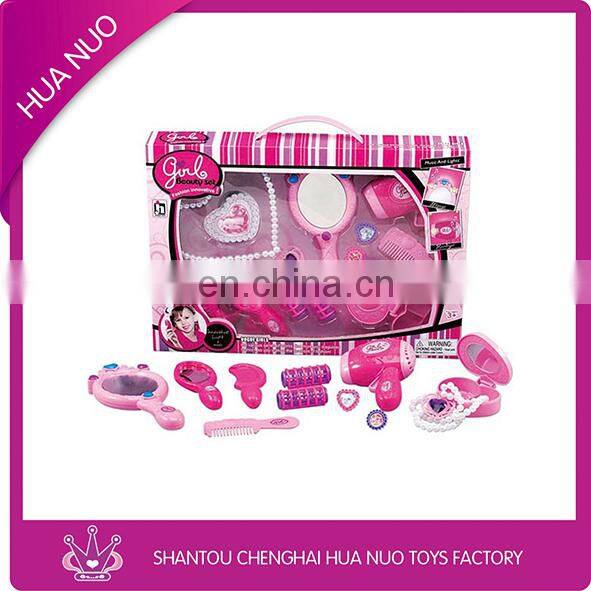 Girl beauty set haircut toy with babie