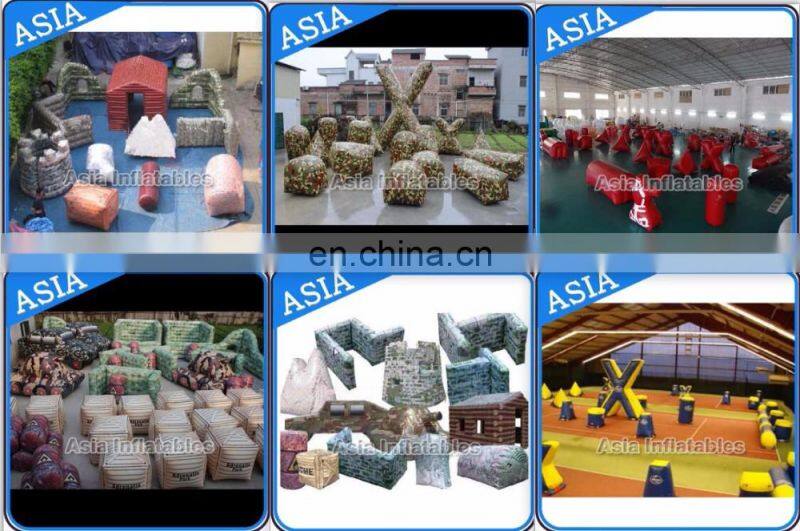 Inflatable Barriers / PVC Inflatable Bunker For Shooting Game / Inflatable Paintball Bunkers Field