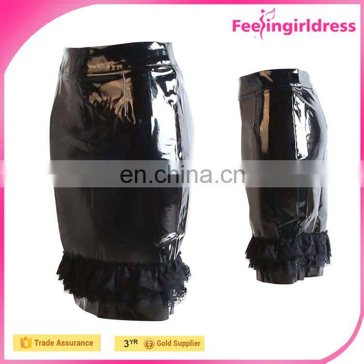 Online Shopping Clothing Wholesale Women Sexy Faux Leather Short Pants