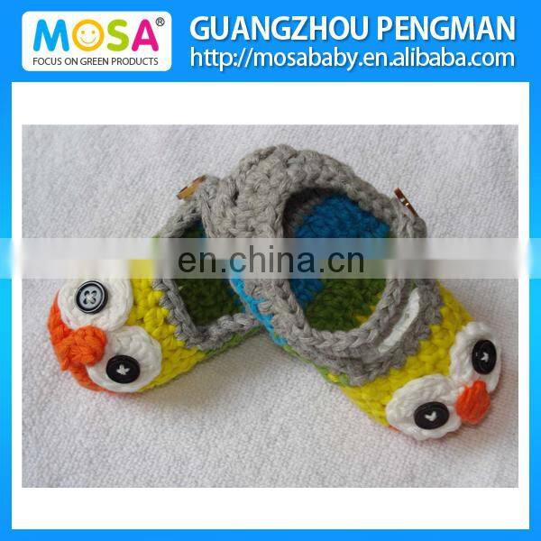 Crochet Baby Girl booties OWL pink Shoes Animal Shoes For Toddler Girl