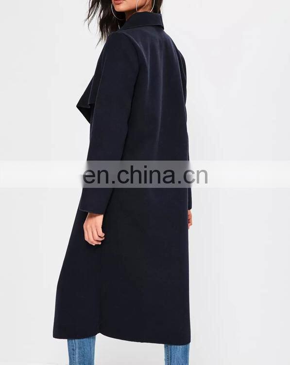 Custom made clear coat coat stand on ladies black long wool coats winter