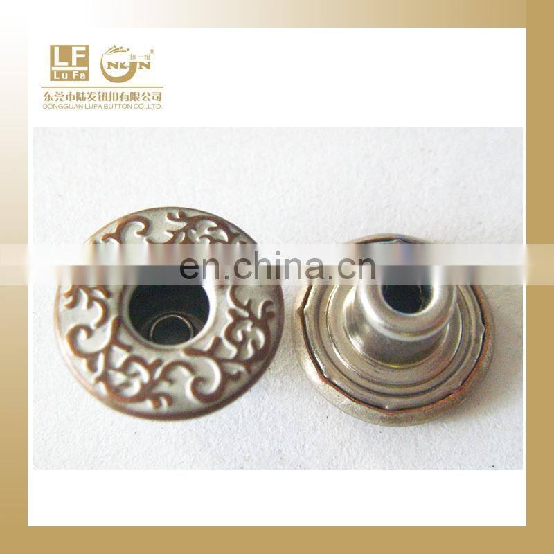 28L branded silver denim button for jeans and jacket