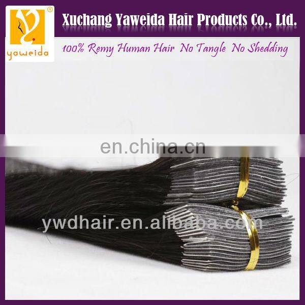two color virgin brazilian hair weave tape hair extensions pu skin weft