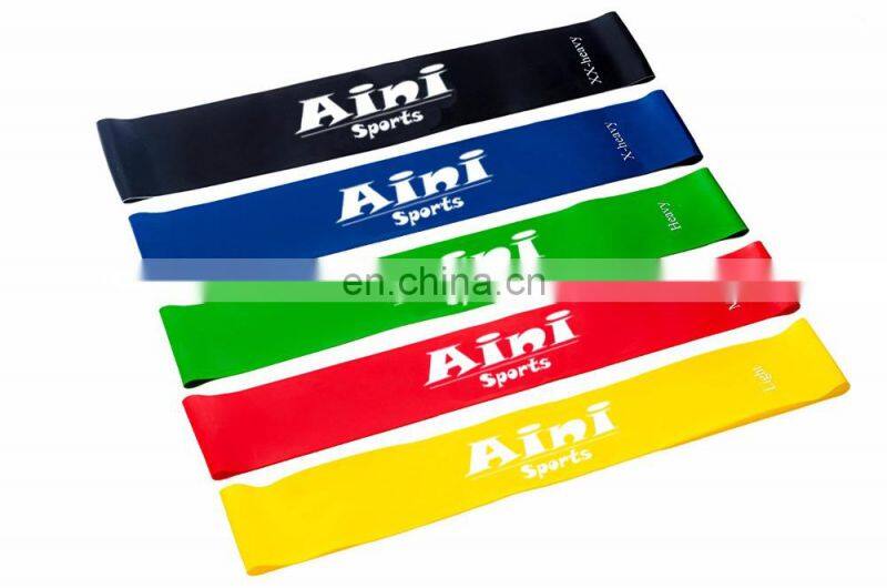 China Wholesale Top Grade Custom Logo Color Weight Competition Resistance Loop Bands,Crossfit Exercise Fitness Loop Bands