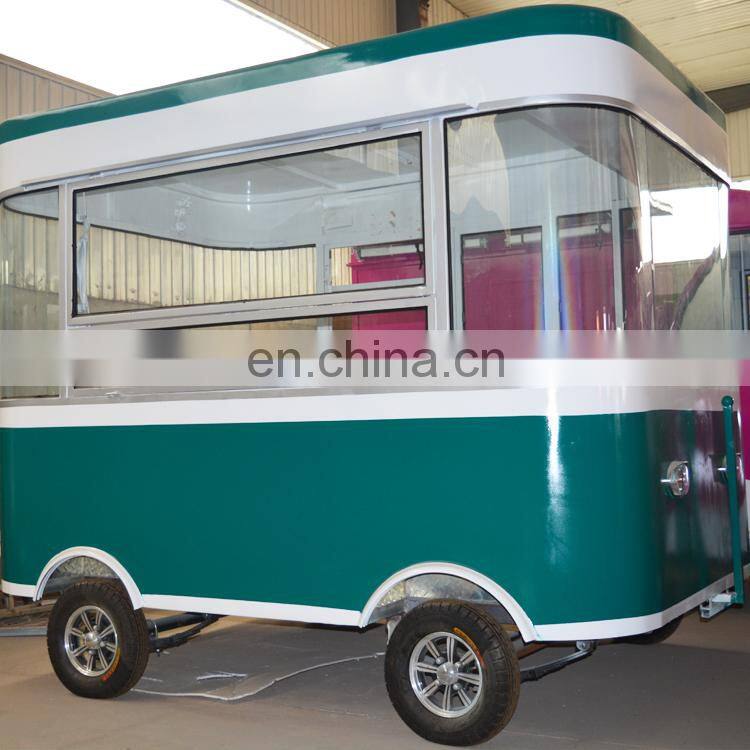 480cm Black traction food trailer / truck / add electric brake system