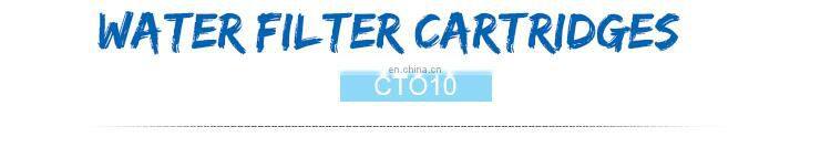 Activated Carbon Block Water Filter Cartridge Sintered